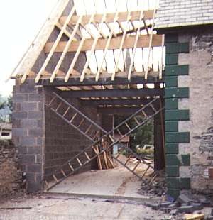 Garage front